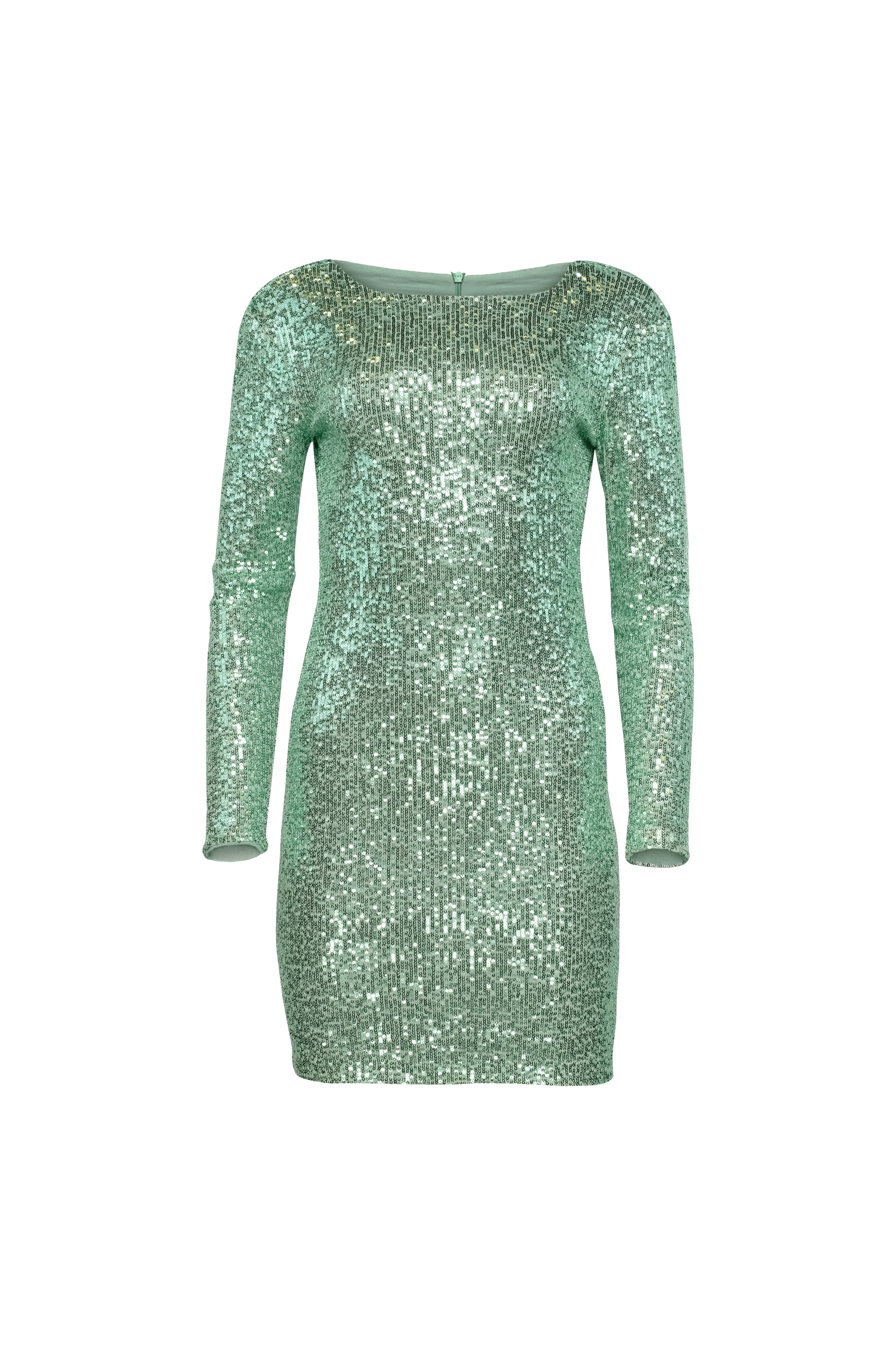 Mango Scoop Back Sequin Dress