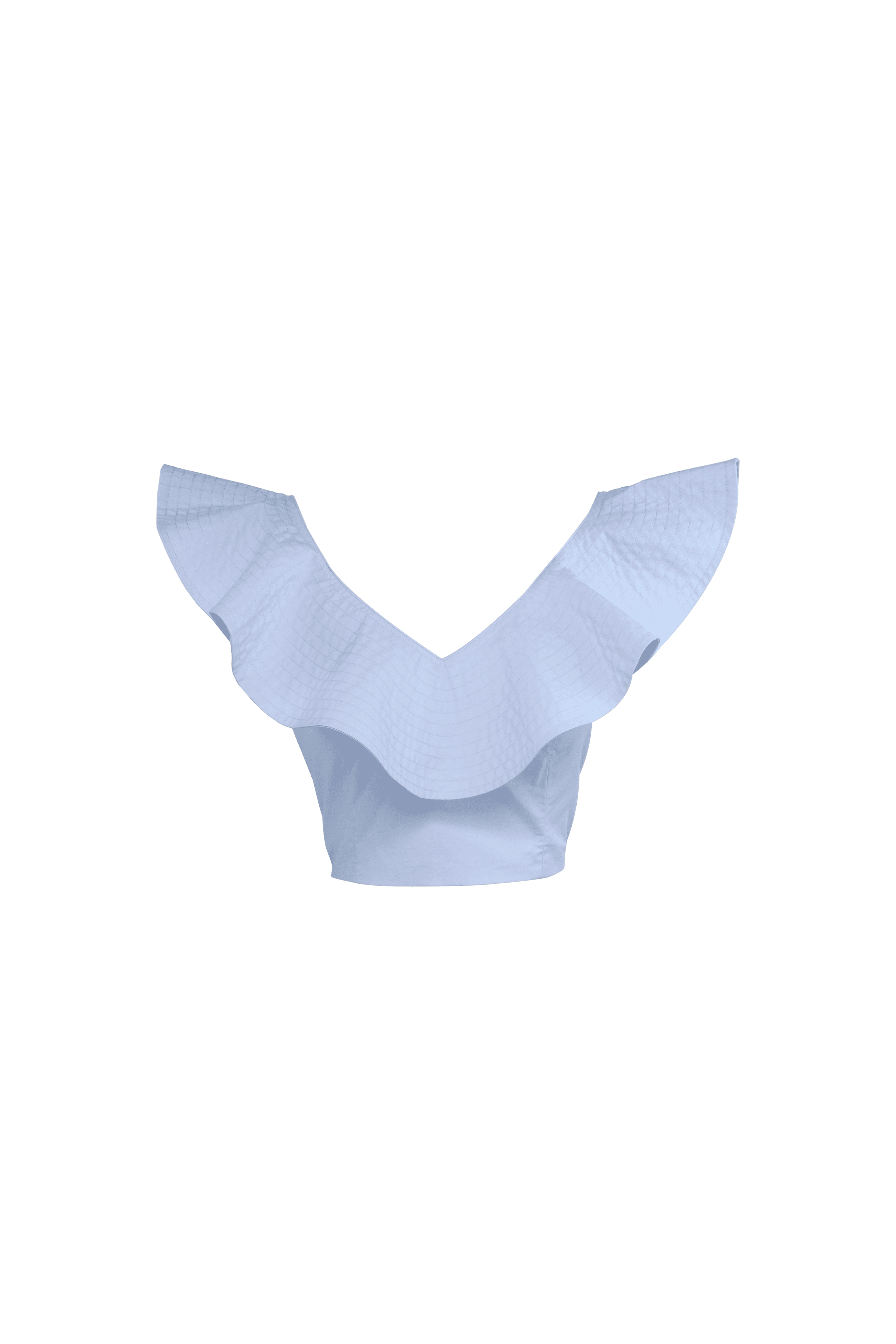Elliette Ruffle Crop Top