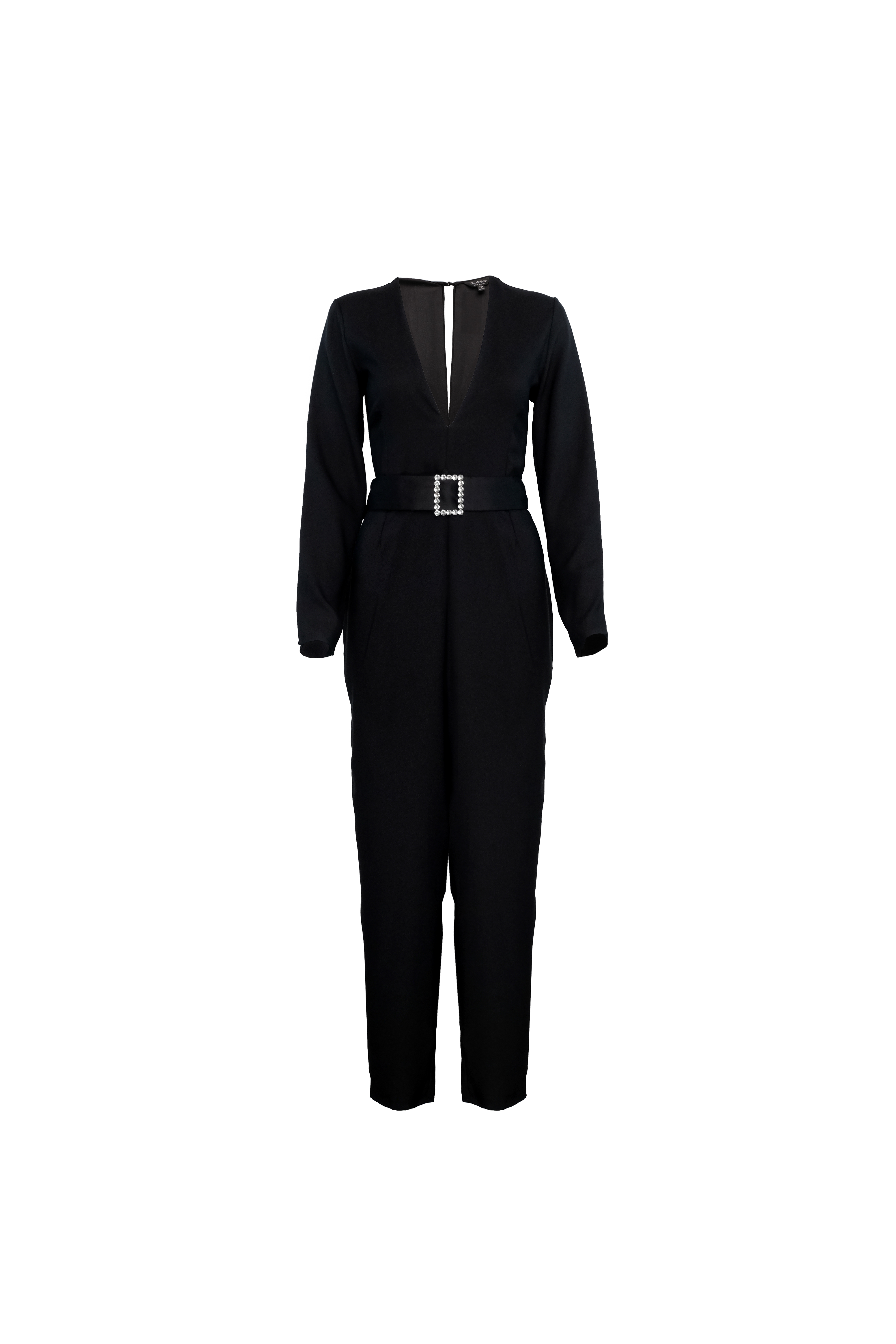 Belted Jumpsuit Black